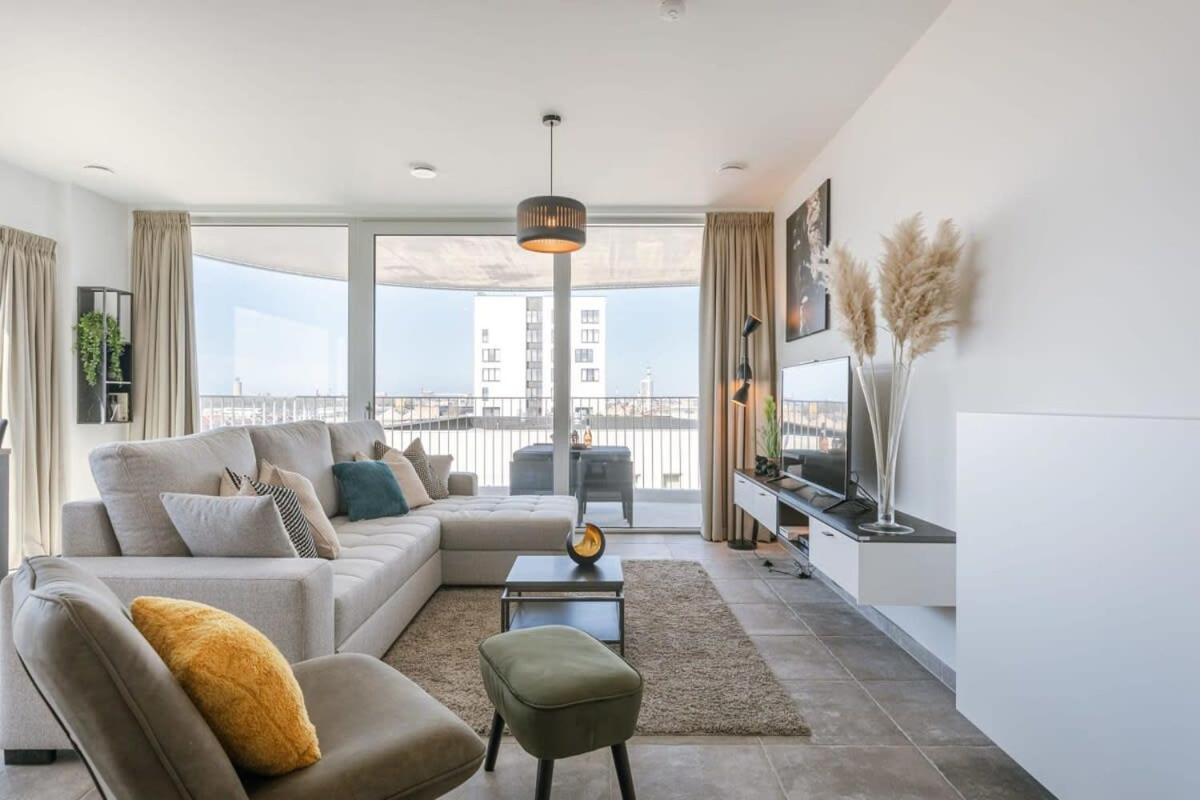 Huswell - Bright Apartment With Seaview Bredene Eksteriør bilde