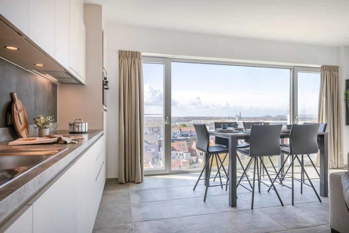 Huswell - Bright Apartment With Seaview Bredene Eksteriør bilde